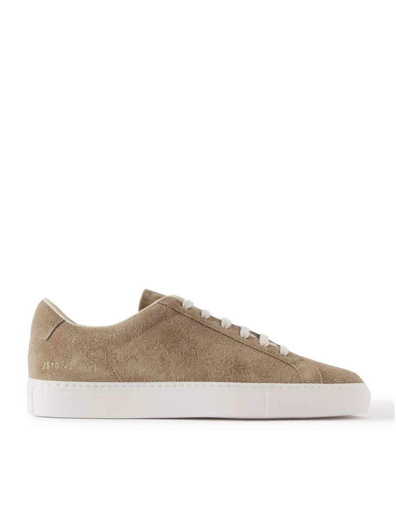 Common Projects - Achilles Sport Brushed-Suede Sneakers - Men - Brown - EU 41 von Common Projects