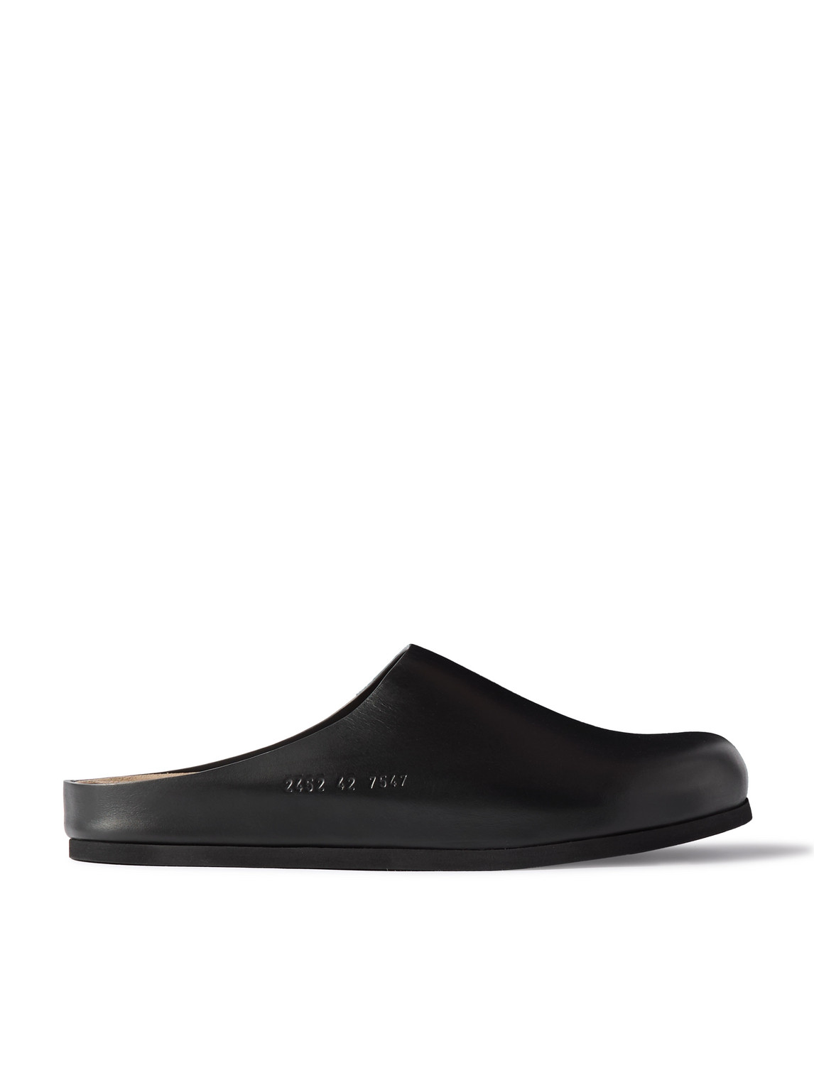Common Projects - Leather Clogs - Men - Black - EU 46 von Common Projects