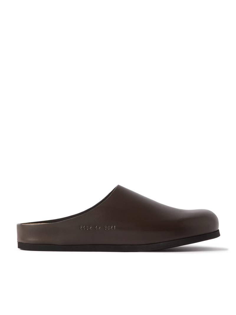 Common Projects - Leather Clogs - Men - Brown - EU 39 von Common Projects