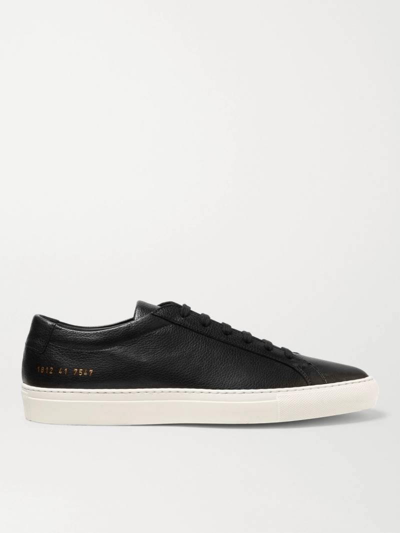 Common Projects - Original Achilles Full-Grain Leather Sneakers - Men - Black - EU 45 von Common Projects