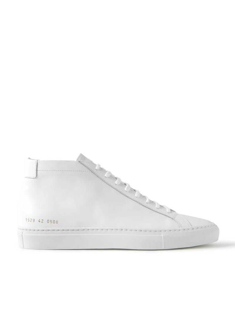 Common Projects - Original Achilles Leather High-Top Sneakers - Men - White - EU 42 von Common Projects