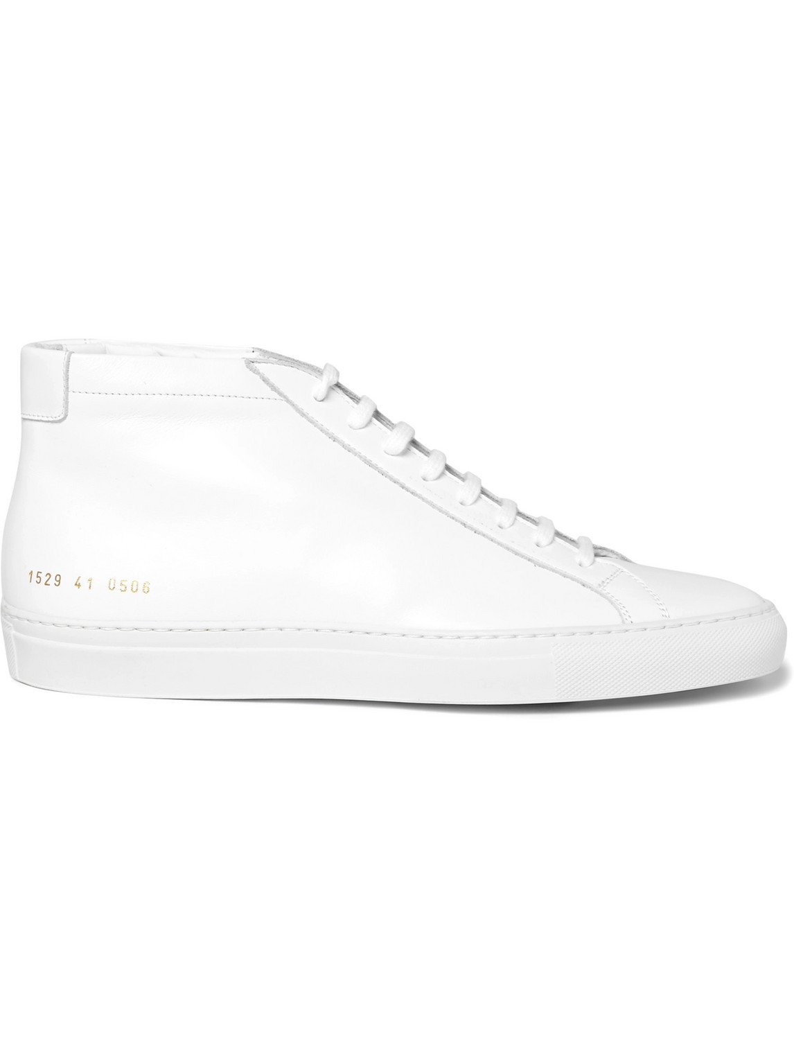 Common Projects - Original Achilles Leather High-Top Sneakers - Men - White - EU 43 von Common Projects