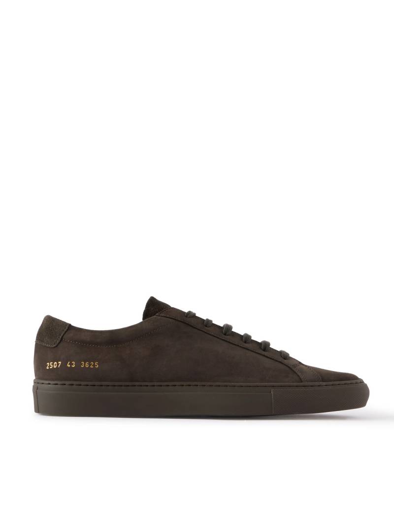 Common Projects - Original Achilles Nubuck Sneakers - Men - Brown - EU 47 von Common Projects