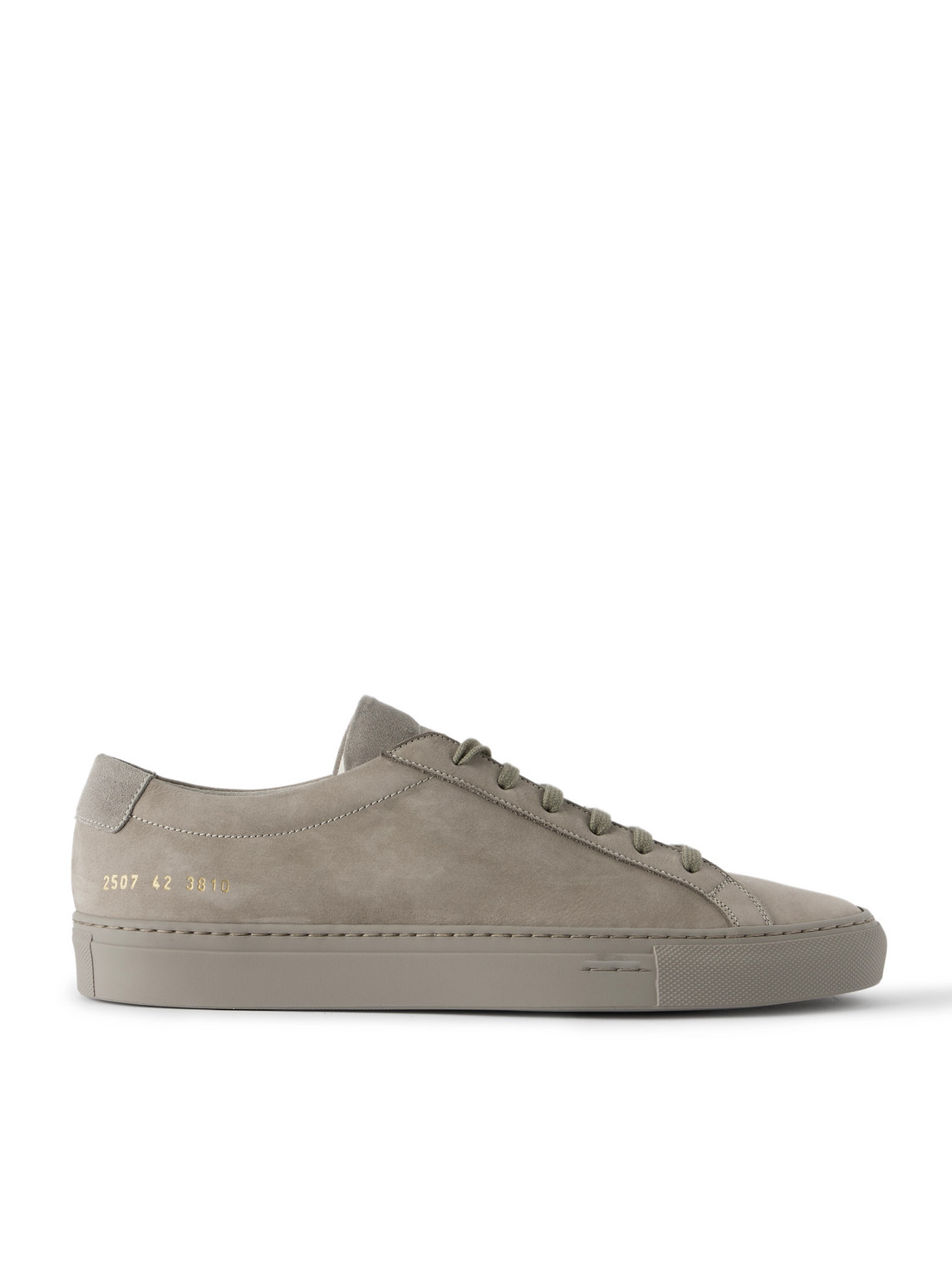 Common Projects - Original Achilles Suede-Trimmed Nubuck Sneakers - Men - Neutrals - EU 42 von Common Projects