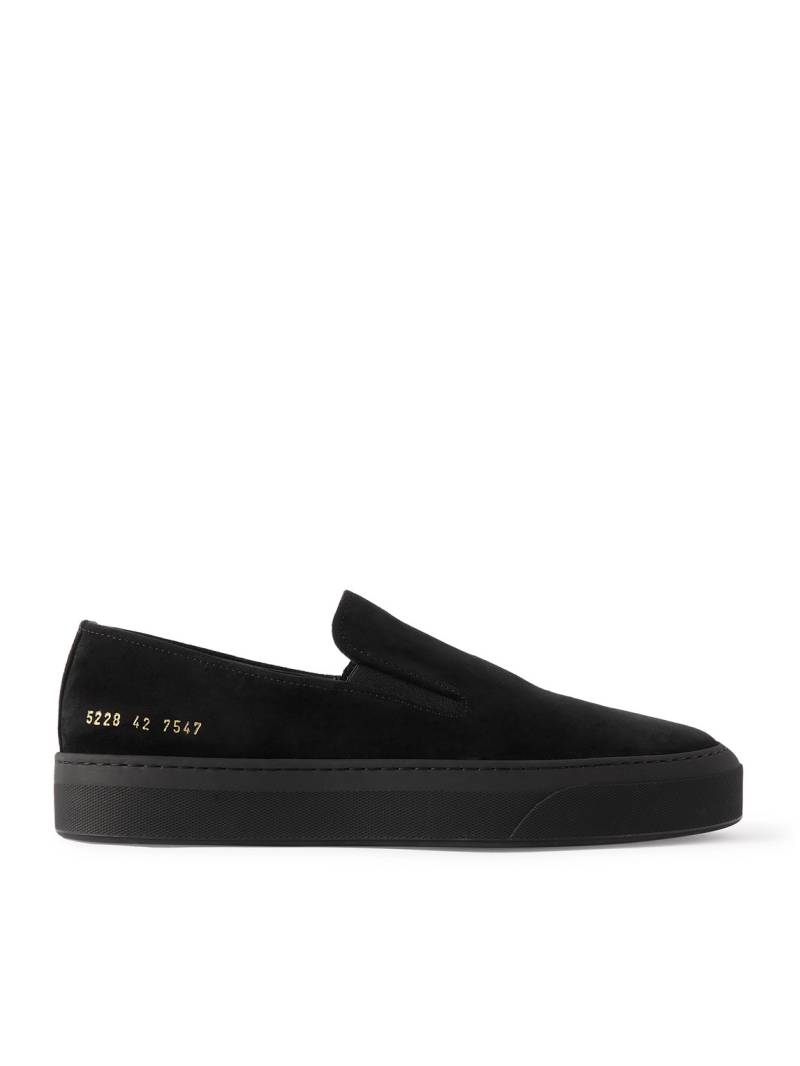 Common Projects - Suede Slip-On Sneakers - Men - Black - EU 43 von Common Projects