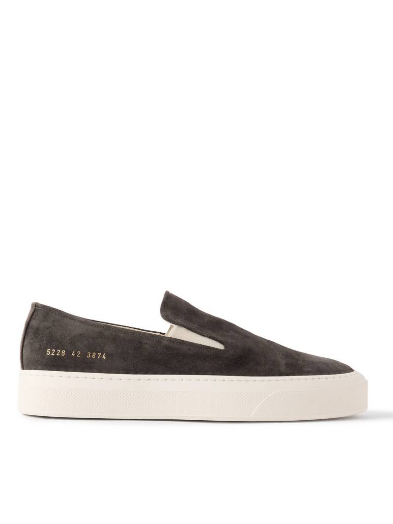Common Projects - Suede Slip-On Sneakers - Men - Gray - EU 40 von Common Projects