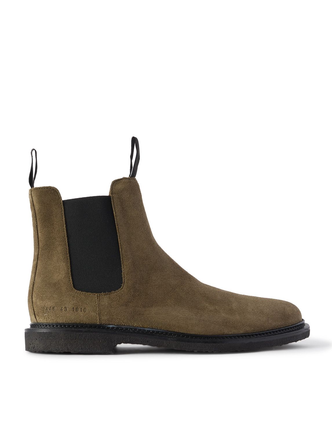 Common Projects - Waxed-Suede Chelsea Boots - Men - Green - EU 41 von Common Projects