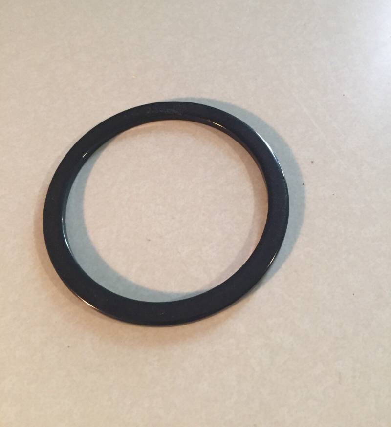 Jahrgang Bakelit Dunkel Grün Flache Armreif. 25" Breit von CommonThreadClothing