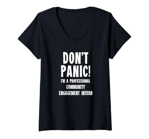 Damen Praktikant für Community Engagement T-Shirt mit V-Ausschnitt Damen Praktikant für Community Engagement T-Shirt mit V-Ausschnitt von Community Engagement Department Gifts