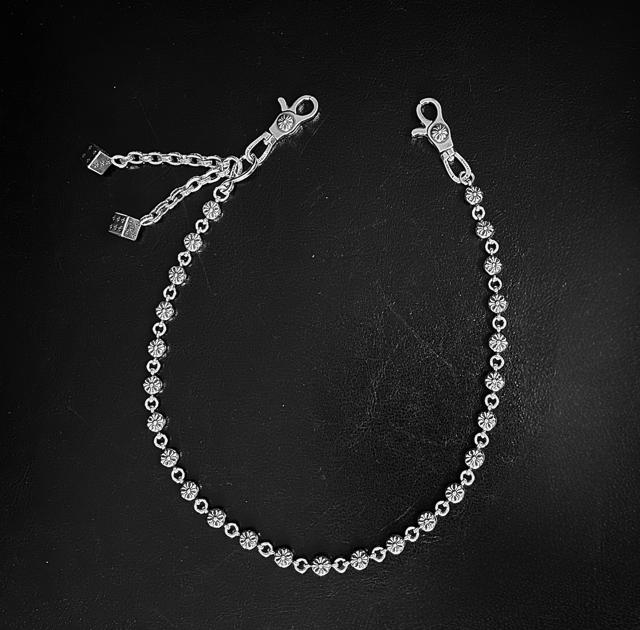 Ch Style Geldbörsen Kette, Vintage Kreuz Hosen Gothic Silber Biker Würfel Geldbörse Ausgefallene Jeans Einzigartiges Geschenk Y2K von ComoAtelier