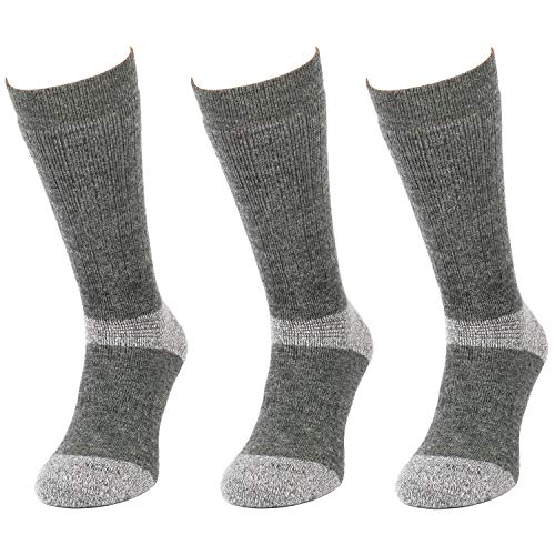 Comodo - Wandersocken Kinder & Erwachsene mit Merino Wolle|3 Paar Lange Trekkingsocken für Sommer & Winter zum Wandern|Unisex Merinosocken für Damen und Herren TRE9 gr 35-38 anthrazit|Mouline von COMODO