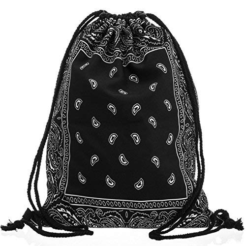 Compagno Turnbeutel Fullprint Rucksack Beutel Tasche Sport-Beutel, Rucksack Farbe:Paisley-Muster von Compagno