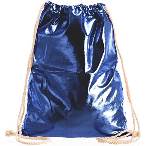 Compagno Turnbeutel Fullprint Rucksack Beutel Tasche Sport-Beutel, Rucksack Farbe:Space Blau von Compagno
