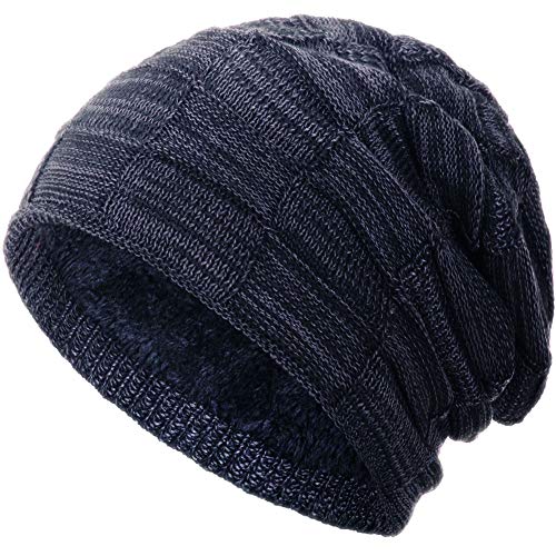 Compagno warm gefütterte Beanie Wintermütze Flechtmuster unifarben oder meliert Einheitsgröße Mütze Compagno warm gefütterte Beanie Wintermütze Flechtmuster unifarben oder meliert Einheitsgröße Mütze von Compagno