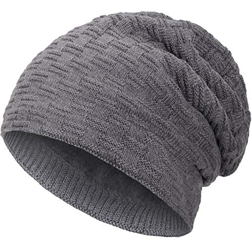 Compagno Gefütterte Mütze Herren Damen Wintermütze Beanie Strickmütze Winter Weihnachten Haube Hat Cap Männer Frauen von Compagno