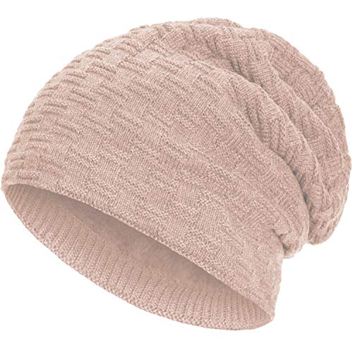 Compagno Gefütterte Mütze Herren Damen Wintermütze Beanie Strickmütze Winter Weihnachten Haube Hat Cap Männer Frauen von Compagno