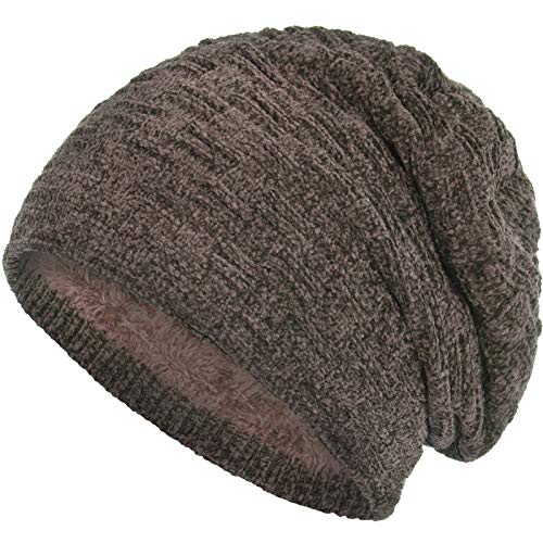 Compagno Gefütterte Mütze Herren Damen Wintermütze Beanie Strickmütze Winter Weihnachten Haube Hat Cap Männer Frauen von Compagno