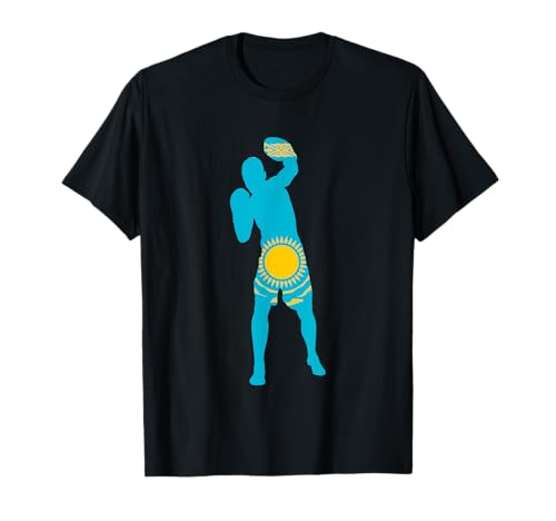 Boxen Kasachstan Flagge Männer Jungen Box Männlichen Wettbewerbsboxer T-Shirt Boxen Kasachstan Flagge Männer Jungen Box Männlichen Wettbewerbsboxer T-Shirt von Competitive Boxing Designs