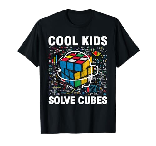 Cool Kids Solve Cubes Funny Speed Cubing Mathematik T-Shirt Cool Kids Solve Cubes Funny Speed Cubing Mathematik T-Shirt von Competitive Puzzle Speed Cubing Math Merch