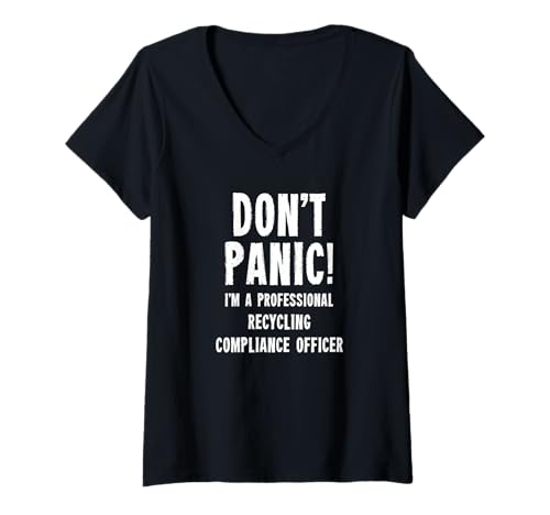 Damen Beauftragter zur Einhaltung der Vorschriften T-Shirt mit V-Ausschnitt von Compliance Enforcement Department T-Shirts & Gifts