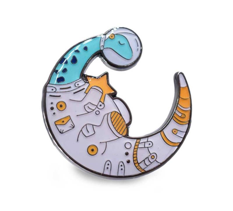 Astronaut Emaille Pin, Dinosaurier Weltraum Liebhaber, Tier, Helm Dino Anstecknadel, Weltraumpin Astronaut Emaille Pin, Dinosaurier Weltraum Liebhaber, Tier, Helm Dino Anstecknadel, Weltraumpin von Compoco