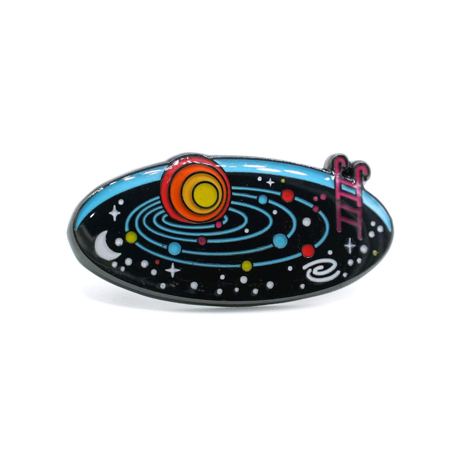 Sonnensystem Pool Emaille Pin Weltraum Liebhaber Anstecknadel Sonnensystem Pool Emaille Pin Weltraum Liebhaber Anstecknadel von Compoco