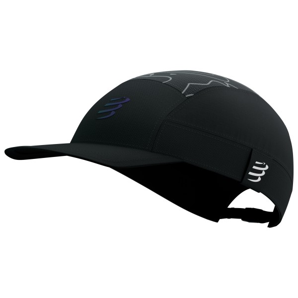 Compressport - 5 Panel Light Cap Aurora - Cap Gr One Size schwarz von Compressport