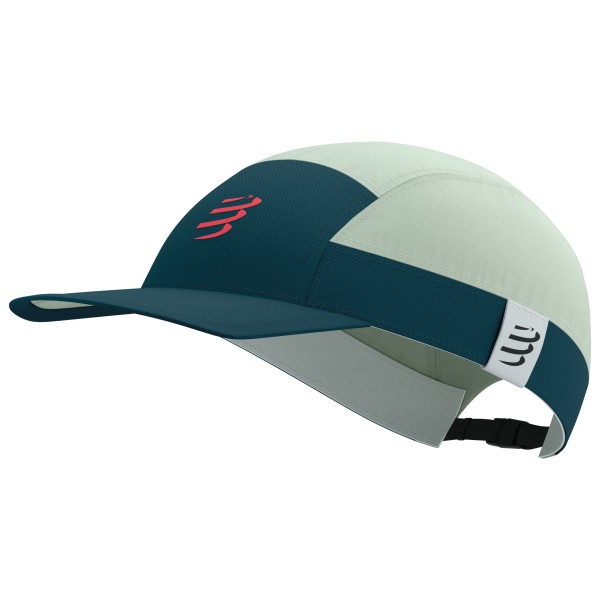 Compressport - 5 Panel Light Cap - Cap Gr One Size blau von Compressport