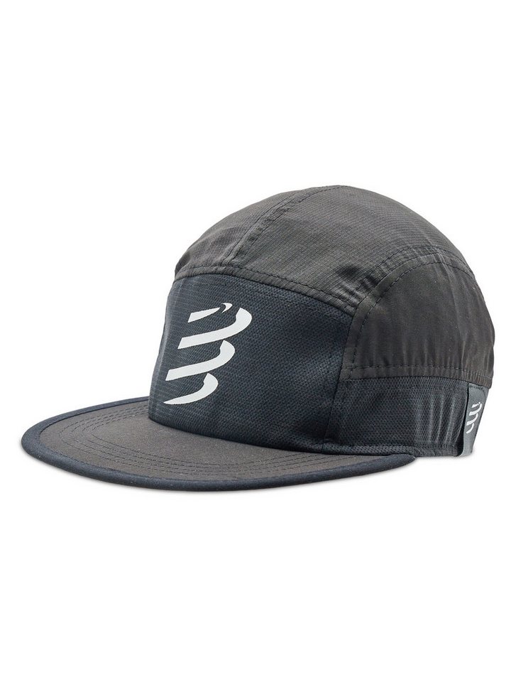 Compressport Baseball Cap Cap 5 Panel Light Cap CU00097B Black 990 von Compressport