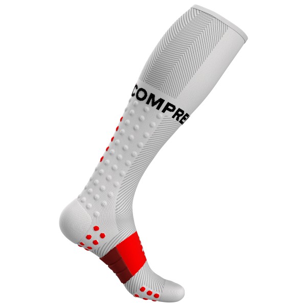 Compressport - Full Socks Run - Kompressionssocken Gr T4 - EU 45-48 grau von Compressport