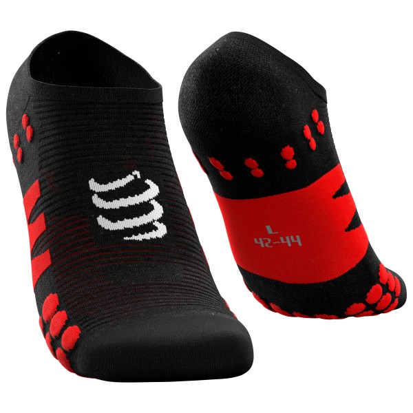 Compressport - No Show Socks - Multifunktionssocken Gr T2 - EU: 39-41 schwarz von Compressport