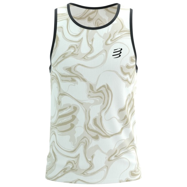 Compressport - Performance Singlet - Laufshirt Gr S grau von Compressport