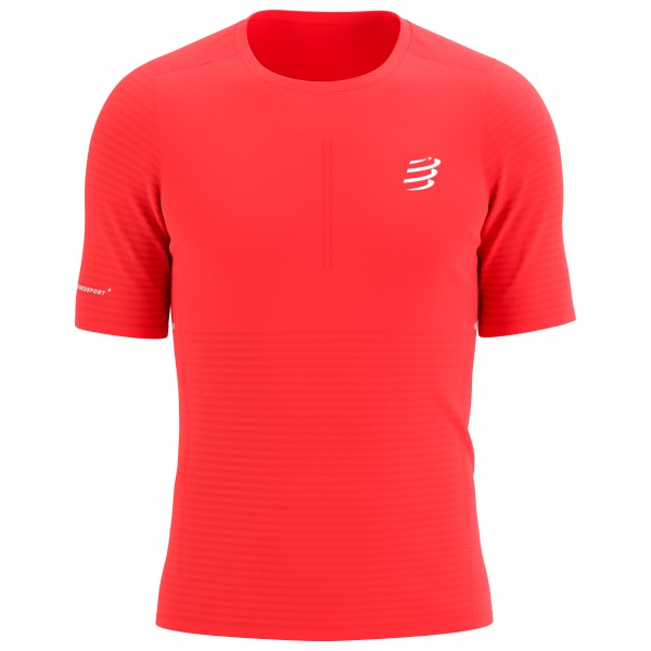 Compressport - Pro Racing S/S T-Shirt - Laufshirt Gr L rot von Compressport