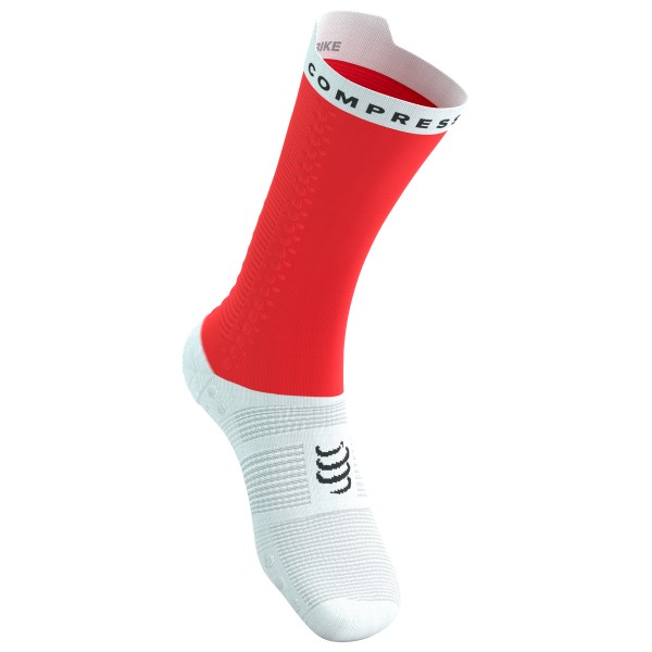 Compressport - Pro Racing Socks V4.0 Bike - Radsocken Gr T4 - EU: 45-48 rot von Compressport