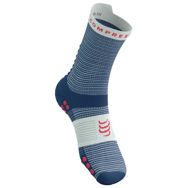 Compressport - Pro Racing Socks V4.0 Run High - Laufsocken Gr T2 - EU: 39-41 blau/grau Compressport - Pro Racing Socks V4.0 Run High - Laufsocken Gr T2 - EU: 39-41 blau/grau von Compressport