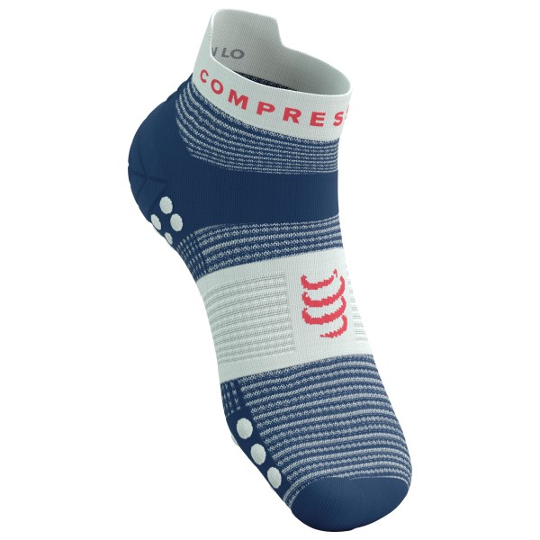 Compressport - Pro Racing Socks V4.0 Run Low - Laufsocken Gr T4 - EU: 45-48 grau/blau Compressport - Pro Racing Socks V4.0 Run Low - Laufsocken Gr T4 - EU: 45-48 grau/blau von Compressport