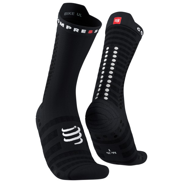 Compressport - Pro Racing Socks V4.0 Ultralight Bike - Radsocken Gr T4 - EU: 45-48 schwarz von Compressport