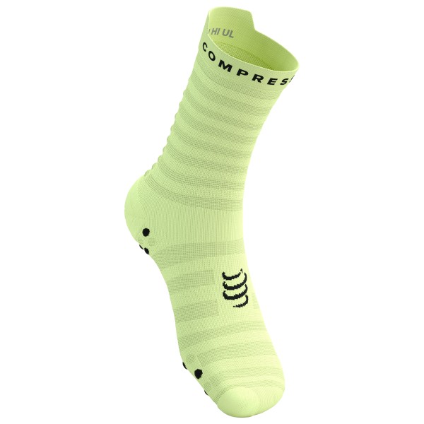Compressport - Pro Racing Socks V4.0 Ultralight Run High - Laufsocken Gr T1 - EU: 35-38 grün von Compressport
