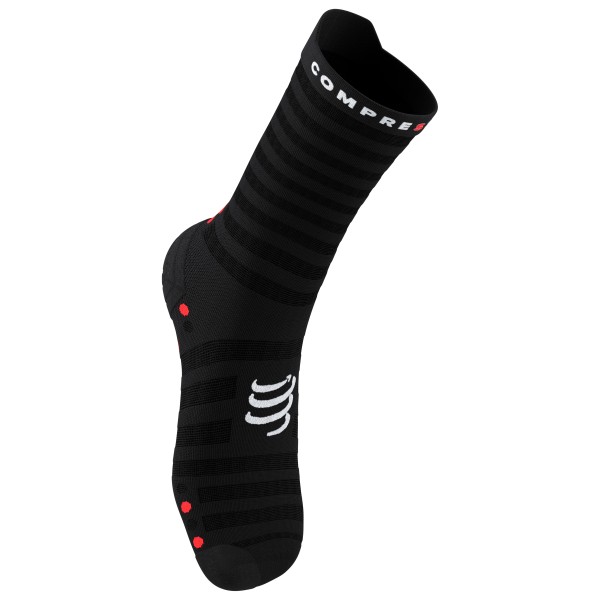 Compressport - Pro Racing Socks V4.0 Ultralight Run High - Laufsocken Gr T3 - EU 42-44 schwarz von Compressport