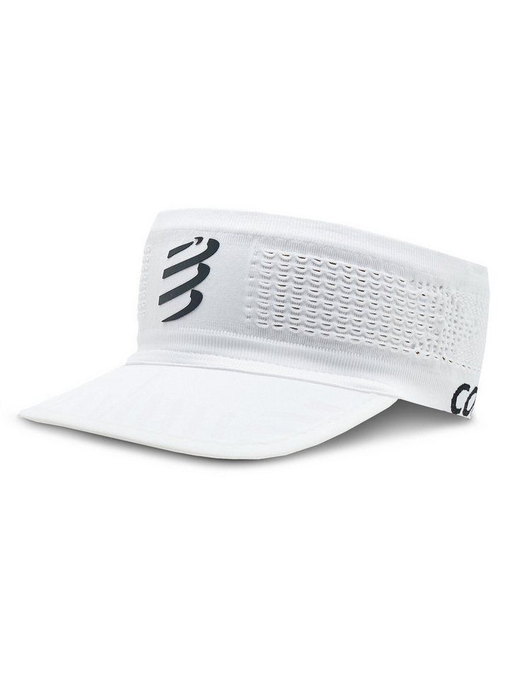 Compressport Strickmütze Compressport Schirmmütze Spiderweb Headband On/Off CU00006B Weiß von Compressport