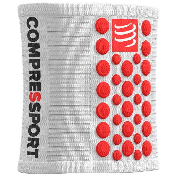 Compressport - Sweatbands 3D.Dots - Schweißband Gr One Size grau von Compressport