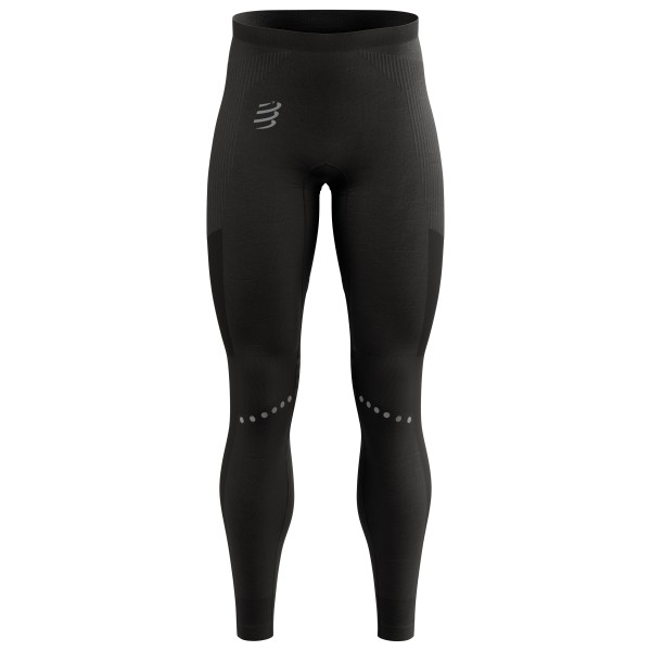 Compressport - Winter Running Legging - Lauftights Gr XL schwarz von Compressport