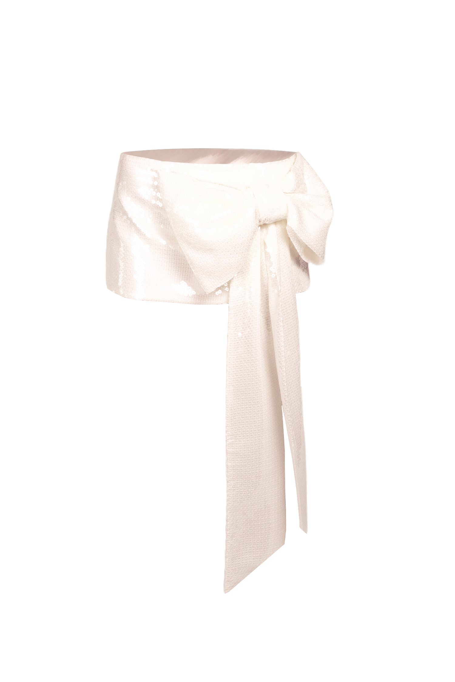 Compte Spain | Ivory bow sequins mini skirt | Women's White Mini skirts Compte Spain | Ivory bow sequins mini skirt | Women's White Mini skirts von Compte Spain