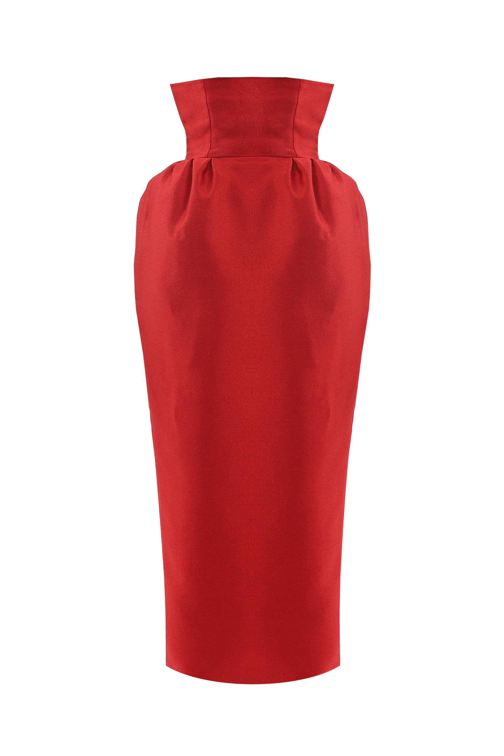 Red volume skirt - Red - XS - Compte Spain - Midi skirts von Compte Spain
