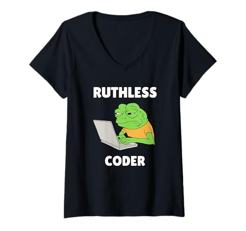Damen Lustiger Codierungsliebhaber Computer Programmierer Computer Geschenk T-Shirt mit V-Ausschnitt Damen Lustiger Codierungsliebhaber Computer Programmierer Computer Geschenk T-Shirt mit V-Ausschnitt von Computer Engineer Software Developer Geek Present