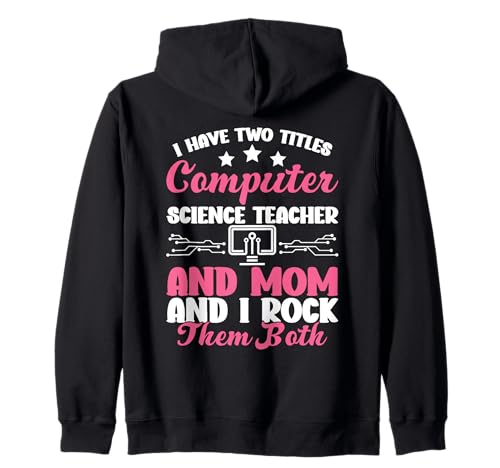 Informationstechnologie Mama Mama Informatiklehrerin Kapuzenjacke Informationstechnologie Mama Mama Informatiklehrerin Kapuzenjacke von Computer Science Clothing For Programmer & Teacher