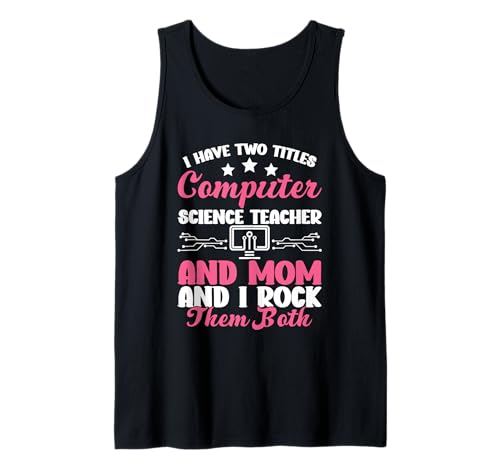 Informationstechnologie Mama Mama Informatiklehrerin Tank Top Informationstechnologie Mama Mama Informatiklehrerin Tank Top von Computer Science Clothing For Programmer & Teacher