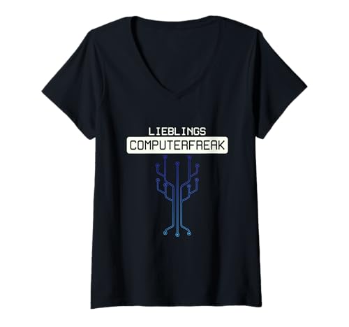 Damen Informatik Gadgets für Informatiker Lieblings Computerfreak T-Shirt mit V-Ausschnitt Damen Informatik Gadgets für Informatiker Lieblings Computerfreak T-Shirt mit V-Ausschnitt von Computerfreak Geschenk & Informatik Gadgets
