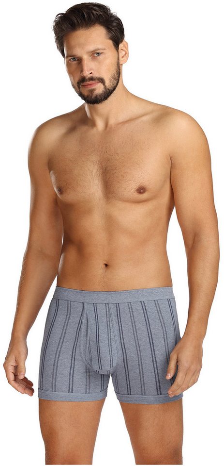 Comte Boxershorts (Set, 3-St., 3er-Pack) Herren Unterhosen Shorts 3er-Pack Pants mit Eingriff Feinripp von Comte