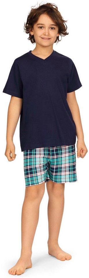 Comte Schlafanzug Comte Kids (Set, 2 tlg., Set) Jungen Schlafanzug Pyjama Kurzarm Baumwolle von Comte